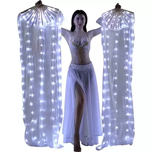 Belly Dance Fan Veil - LED